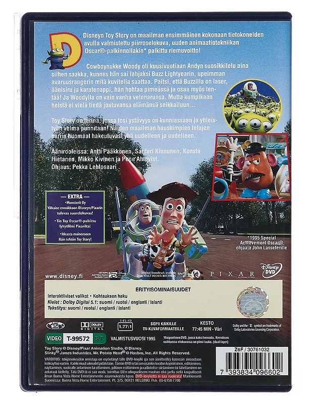 Toy Story - DVD - DVD-elokuvat - 10105390374 - 1