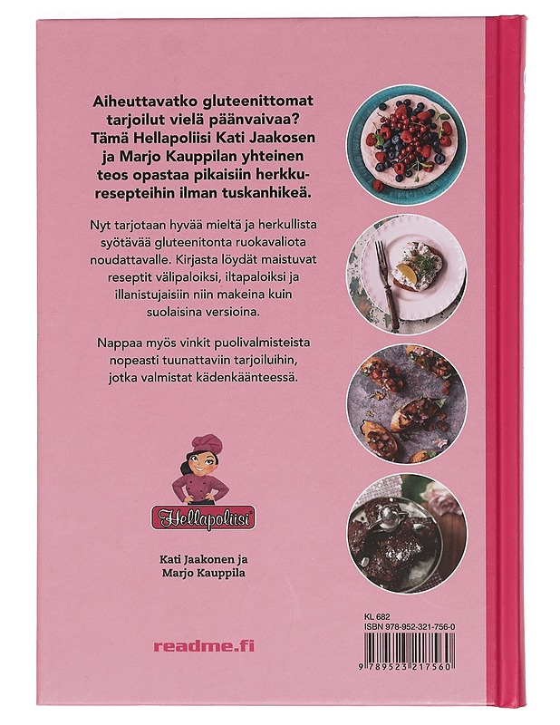Gluteenittomat helpot reseptit - Jaakonen, Kati - Ruokakirjat - 10105390415 - 1