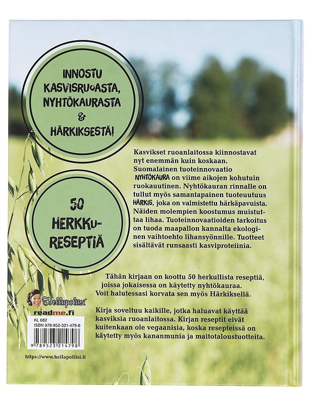 Vegeruokaa helposti : härkistä & nyhtökauraa - Jaakonen, Kati - Ruokakirjat - 10105390457 - 1