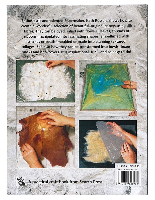 Handmade silk paper - Kath Russon - Käsityökirjat - 10105390491 - 1