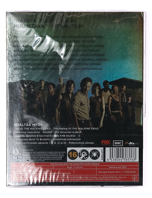 The Walking Dead: 4. Kausi - Blu-Ray - DVD-elokuvat - 10105390561 - 1