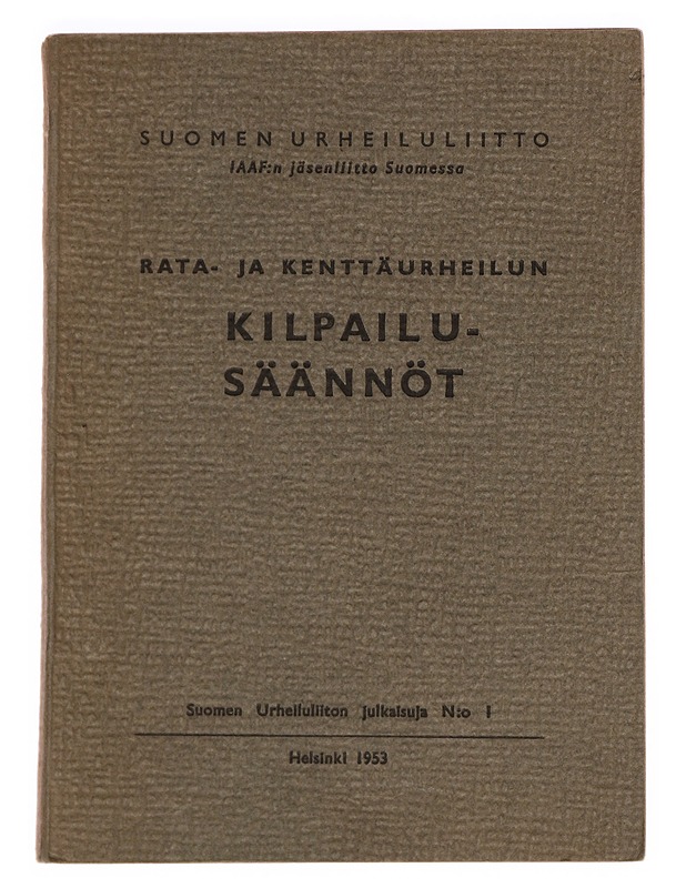 Rata- ja kenttäurheilun kilpaulusäännöt - Tietokirjat ja oppaat - 10105390631 - 0