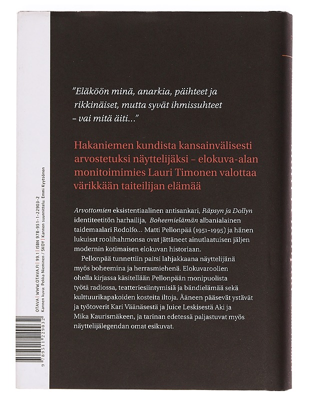 Lähikuvassa Matti Pellonpää - Lauri Timonen - Elämäkerrat ja muistelmat - 10105390685 - 1