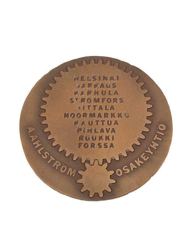HOPEAKESKUS A. Ahlström osakeyhtiö pöytämitali - Koriste-esineet - 10105390689 - 0