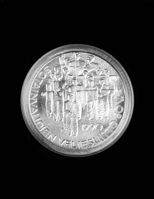 100 markkaa 1990 Sotainvalidien Veljesliitto 50 vuotta - Muut sisustustavarat - 10105390736 - 1