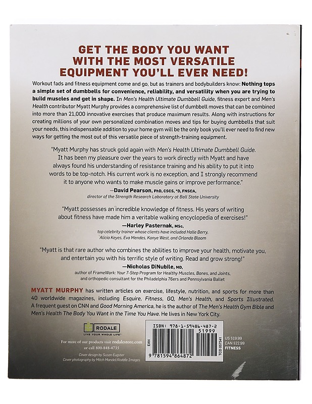 Ultimate dumbbell guide - Myatt Murphy - Hyvinvointikirjat - 10105390735 - 1