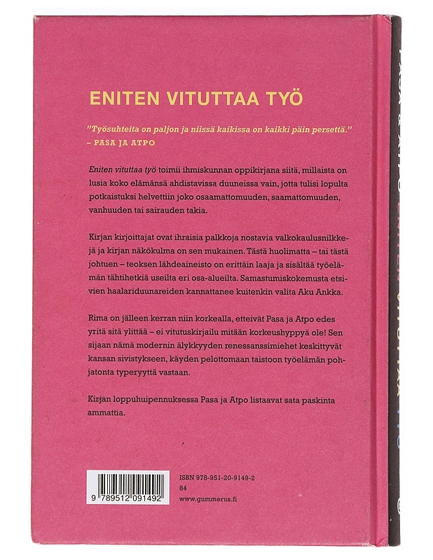 Eniten vituttaa työ - Pasa - Tietokirjat ja oppaat - 10105390754 - 1