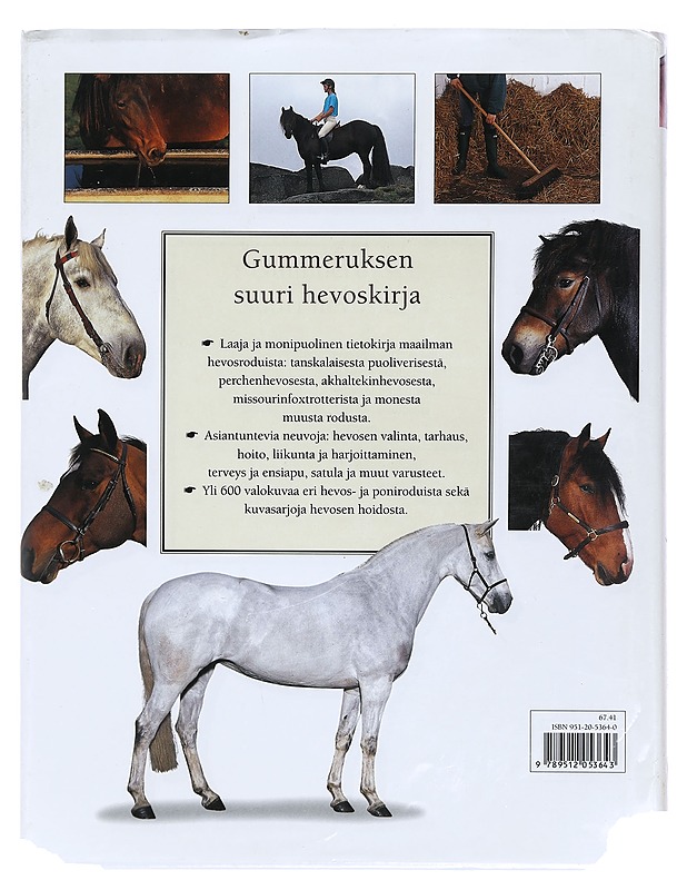Gummeruksen suuri hevoskirja : hevosrodut ja hevosten hoito - Draper, Judith - Tietokirjat ja oppaat - 10105390769 - 1