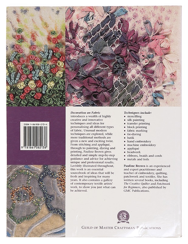 Decoration on fabric - Pauline Brown - Tietokirjat ja oppaat - 10105390802 - 1