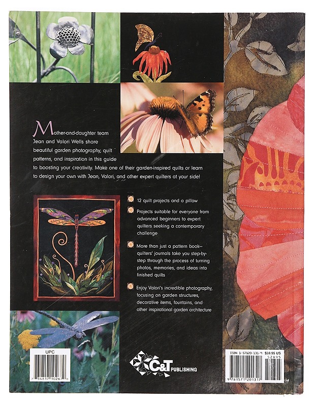 Garden inspired quilts  : Design journals for 12 quilt projects - Wells, Jean - Tietokirjat ja oppaat - 10105390806 - 1