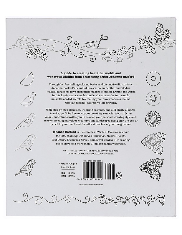 Woe ti draw inky wonderlands - Johanna Basford - Taide- ja kulttuurikirjat - 10105390826 - 1