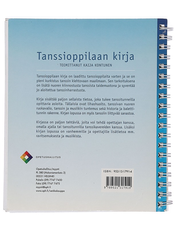Tanssioppilaan kirja - Ahonen, Jarmo - Tietokirjat ja oppaat - 10105390899 - 1