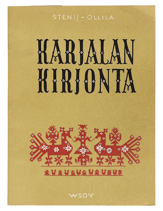 Karjalan kirjonta - Stenij-Ollila - Käsityökirjat - 10105390970 - 0