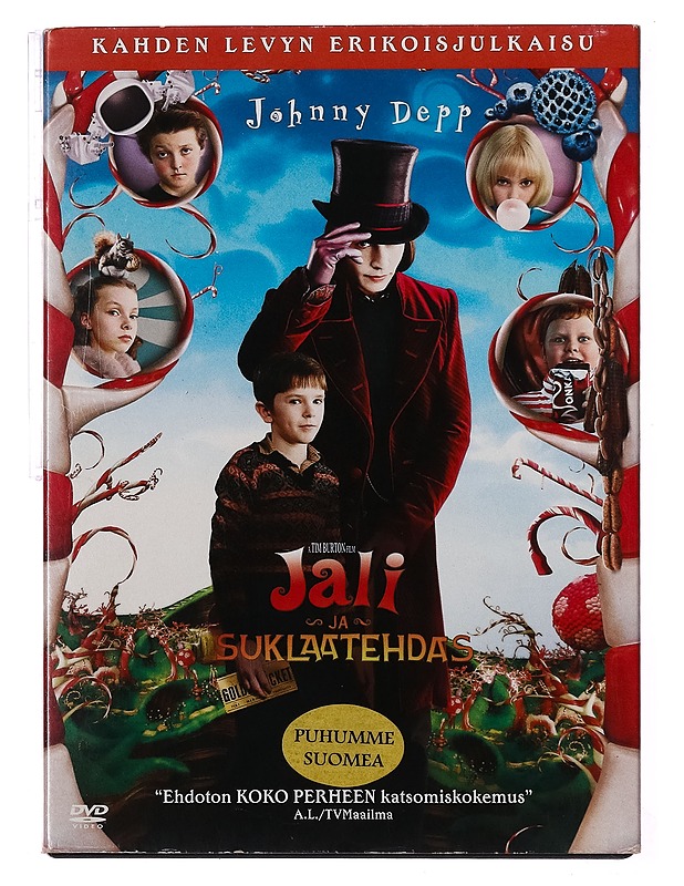 Jali ja suklaatehdas - DVD - DVD-elokuvat - 10105391041 - 0