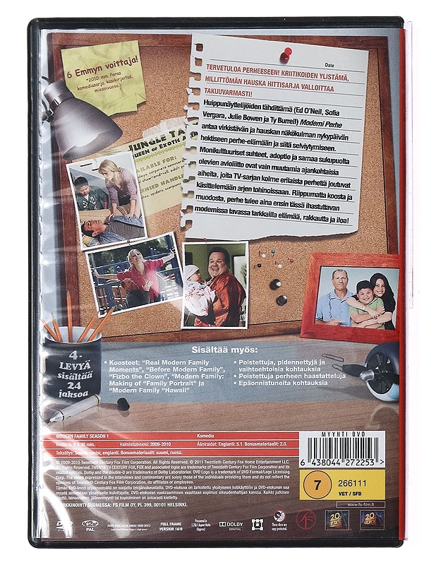 Moderni perhe: 1. tuotantokausi - DVD - DVD-elokuvat - 10105391076 - 1