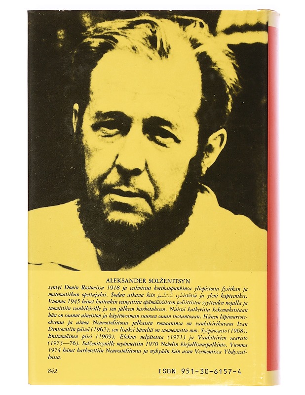 Syöpäosasto - Solzenitsyn, Aleksandr - Romaanit ja novellit - 10105391147 - 1