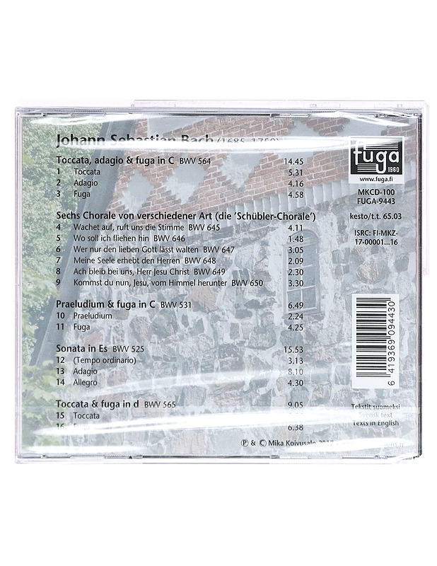 Petri Koivusalo: Bach - CD-levyt - 10105391160 - 1
