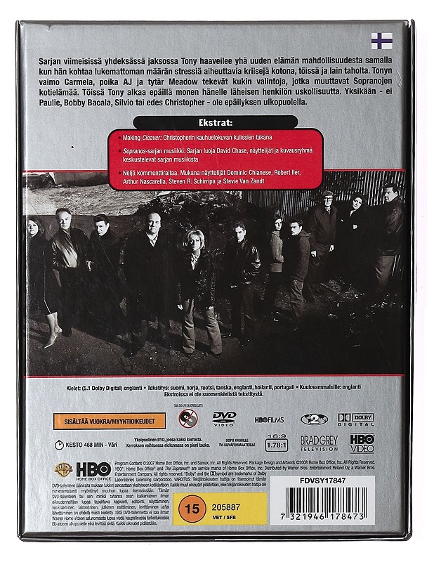 Sopranos kausi 6, osa 2 - DVD - DVD-elokuvat - 10105391164 - 1