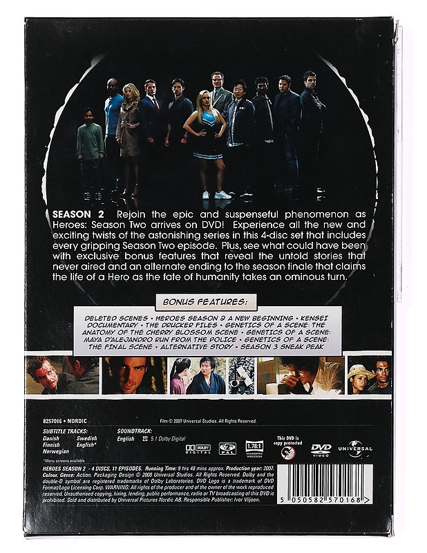 Heroes: Season 2 - DVD - DVD-elokuvat - 10105391172 - 1