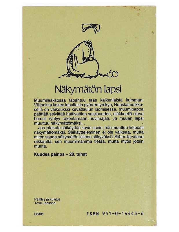 Näkymätön lapsi ja muita kertomuksia - Jansson, Tove - Lastenkirjat - 10105391189 - 1