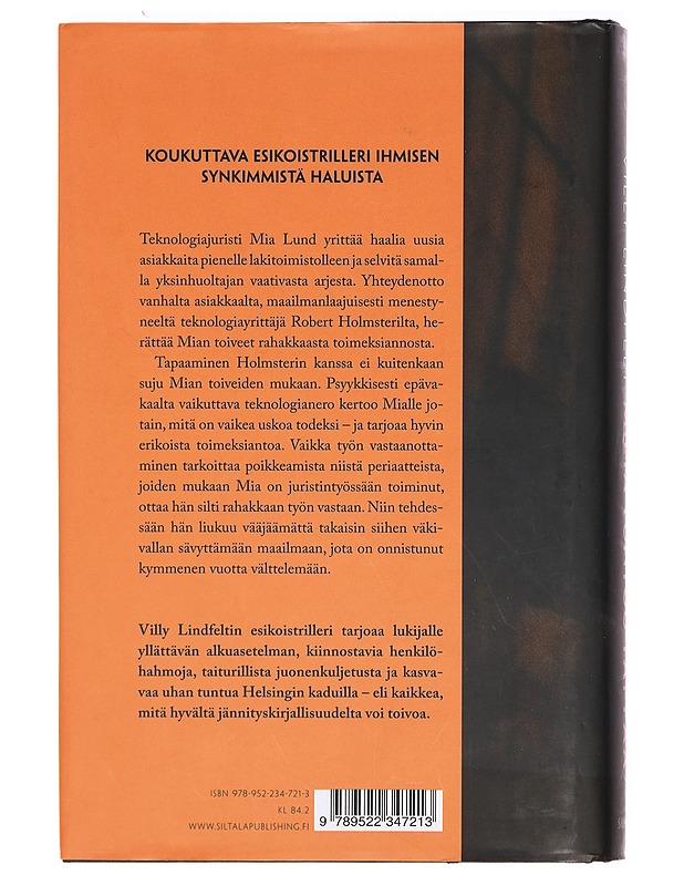 Miltä tuntuu tappaa - Villy Lindfelt - Jännitys ja dekkarit - 10105391211 - 1