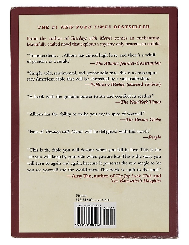 The five people you meet in heaven - Mitch Albom - Romaanit ja novellit - 10105391220 - 1