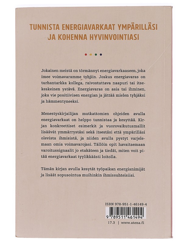 Energiavarkaat ympärilläni : näin tunnistat ja kesytät hankalat tyypit - Erikson, Thomas - Tietokirjat ja oppaat - 10105391224 - 1