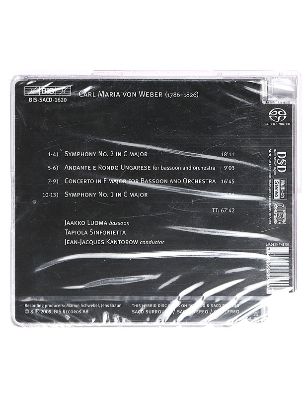 Weber - Symphonies - CD - CD-levyt - 10105391230 - 1