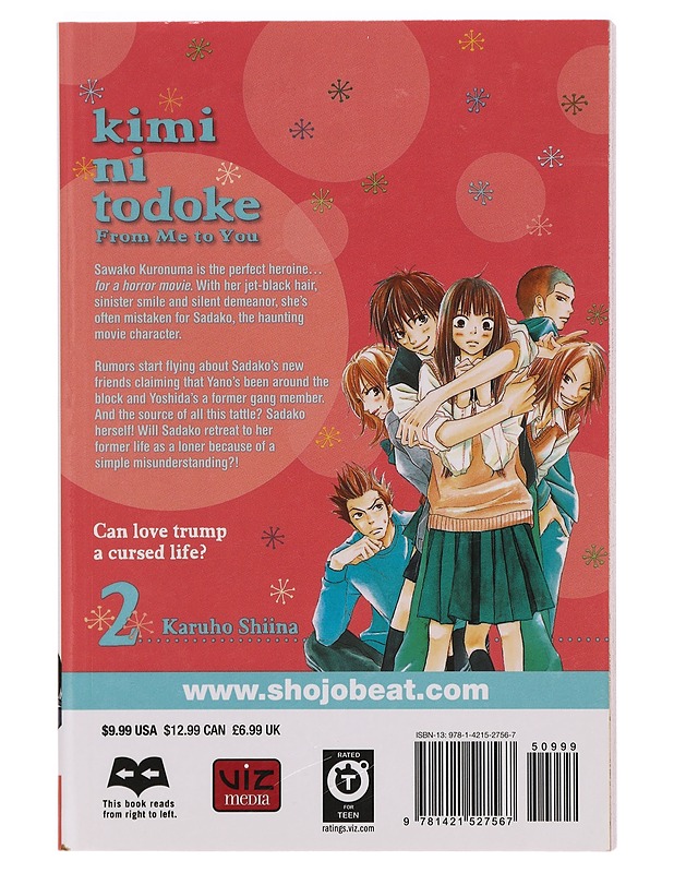 Kimi ni Todoke = From me to you. Vol. 2 - Shiina, Karuho - Sarjakuvat - 10105391247 - 1