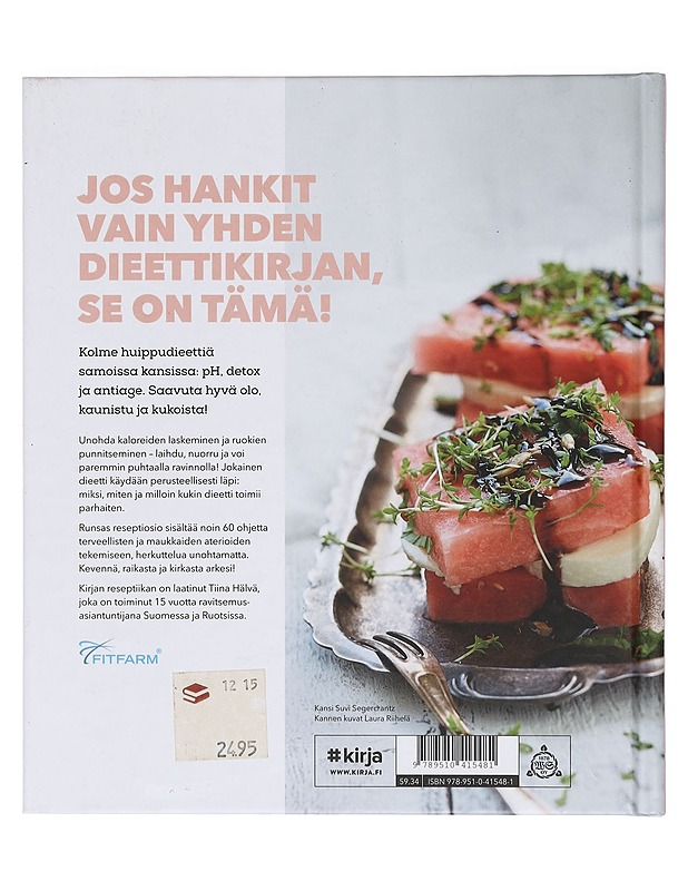 Jutan energisoiva dieettikirja - Larm, Jutta - Ruokakirjat - 10105391253 - 1