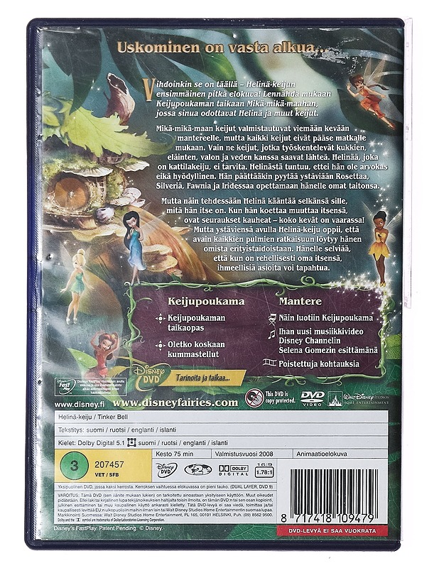 Helinä-keiju - DVD - DVD-elokuvat - 10105391265 - 1