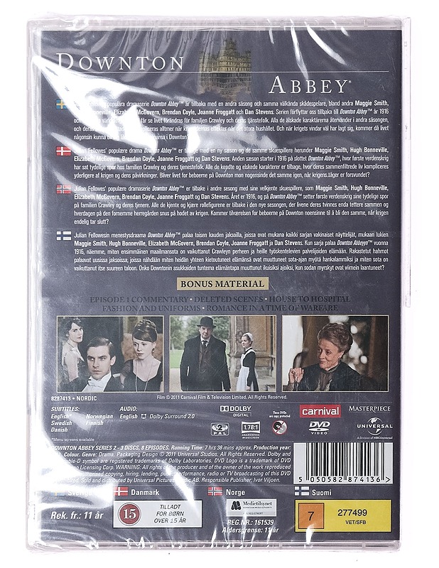 Downtown Abbey: Series Two - DVD - DVD-elokuvat - 10105391267 - 1
