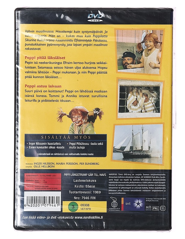 Peppi Pitkätossu TV-sarja 6 - DVD - DVD-elokuvat - 10105391275 - 1