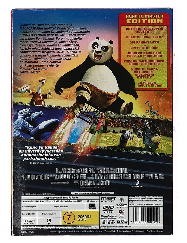 Kung Fu Panda - DVD - DVD-elokuvat - 10105391279 - 1