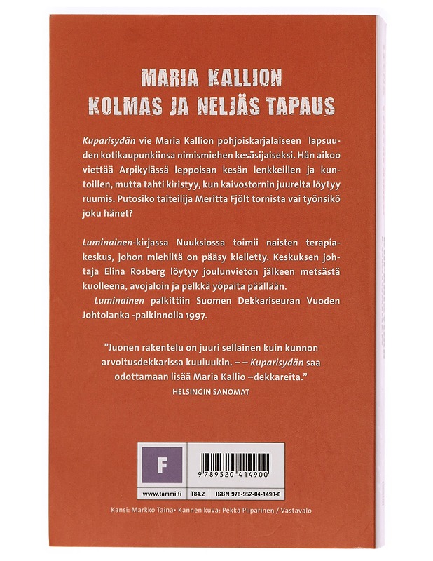 Kuparisydän ; Luminainen - Leena Lehtolainen - Jännitys ja dekkarit - 10105391302 - 1