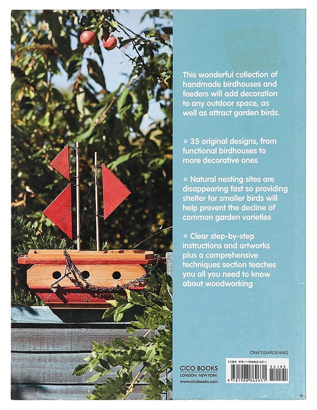 Handmade birdhouses and feeders : 35 projects to attract birds into your garden - McKee-Orsini, Michele - Tietokirjat ja oppaat - 10105391363 - 1
