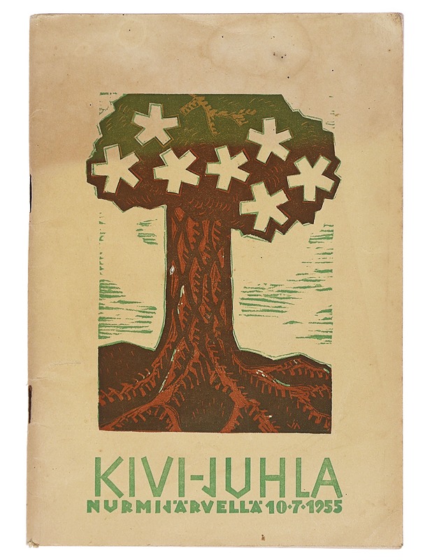 Kivi-juhla Nurmijärvellä 10.7.1955 - Historiakirjat - 10105391396 - 0