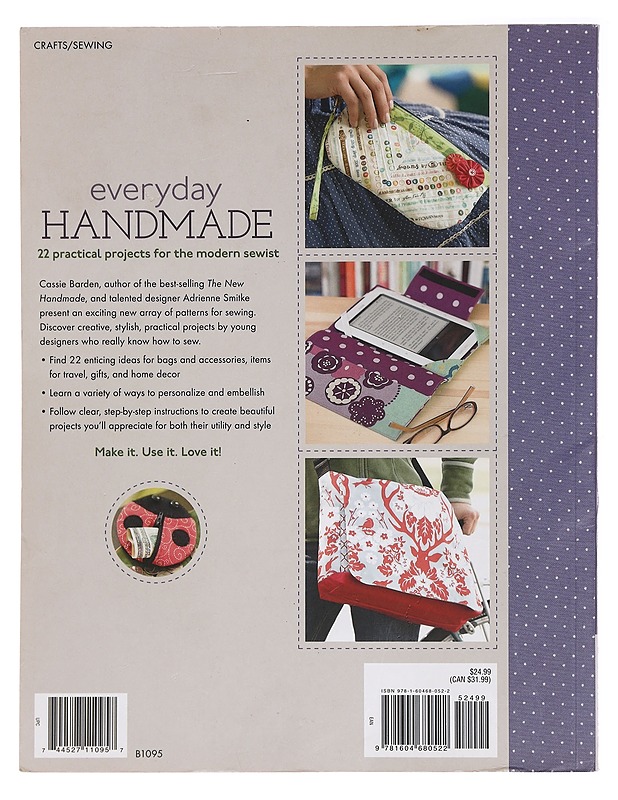 Everyday handmade - Cassie Barden, Adrienne Smitke - Käsityökirjat - 10105391428 - 1