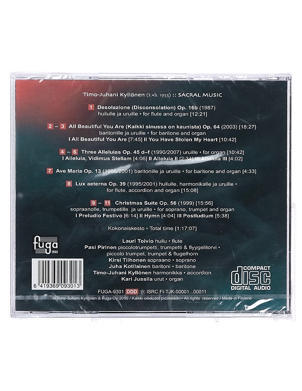 Timo-Juhani Kyllönen: sacral music - CD - CD-levyt - 10105391485 - 1