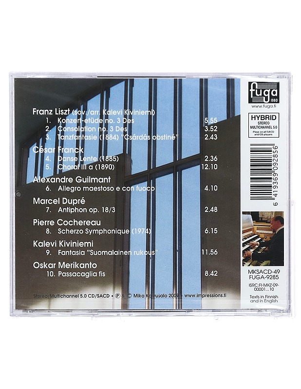 Kalevi Kiviniemi - Lakeuden Ristin urut - CD - CD-levyt - 10105391494 - 1