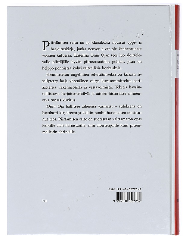 Piirtämisen taito - Onni Oja - Tietokirjat ja oppaat - 10105391519 - 1