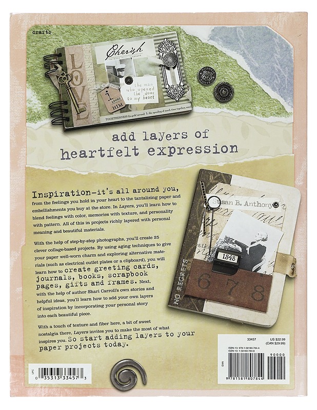 Layers: Inspired Collage for Paper Projects With Meaning - Carroll, Shari - Käsityökirjat - 10105391541 - 1