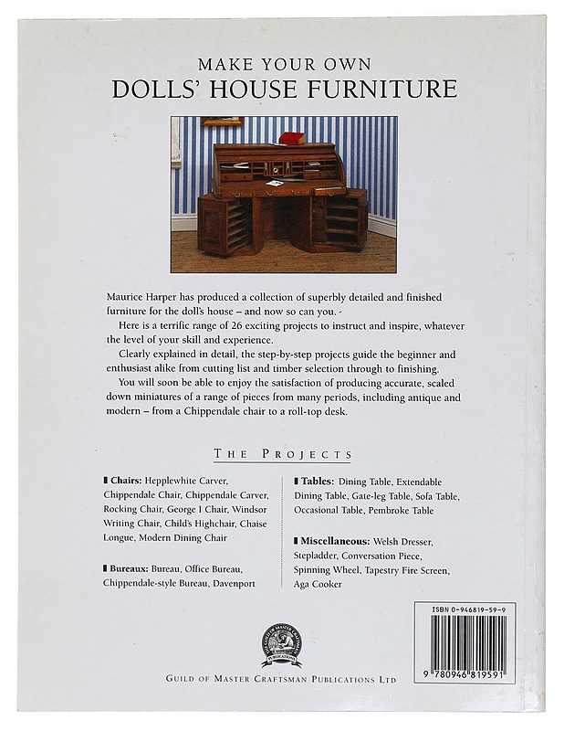 Make your own dolls' house furniture - Harper, Maurice - Käsityökirjat - 10105391548 - 1
