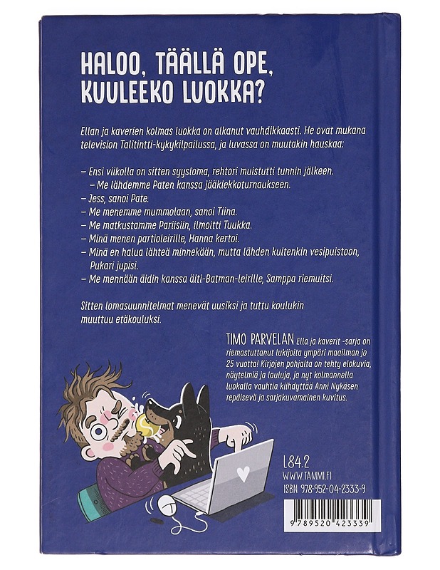 Ella ja kaverit etäkoulussa - Parvela, Timo - Lastenkirjat - 10105391561 - 1