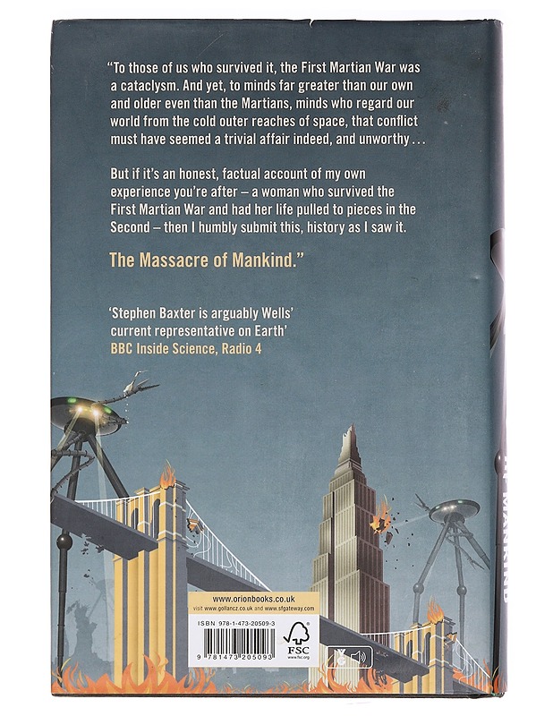 The massacre of mankind - Stephen Baxter - Fantasia- ja scifi - 10105391618 - 1