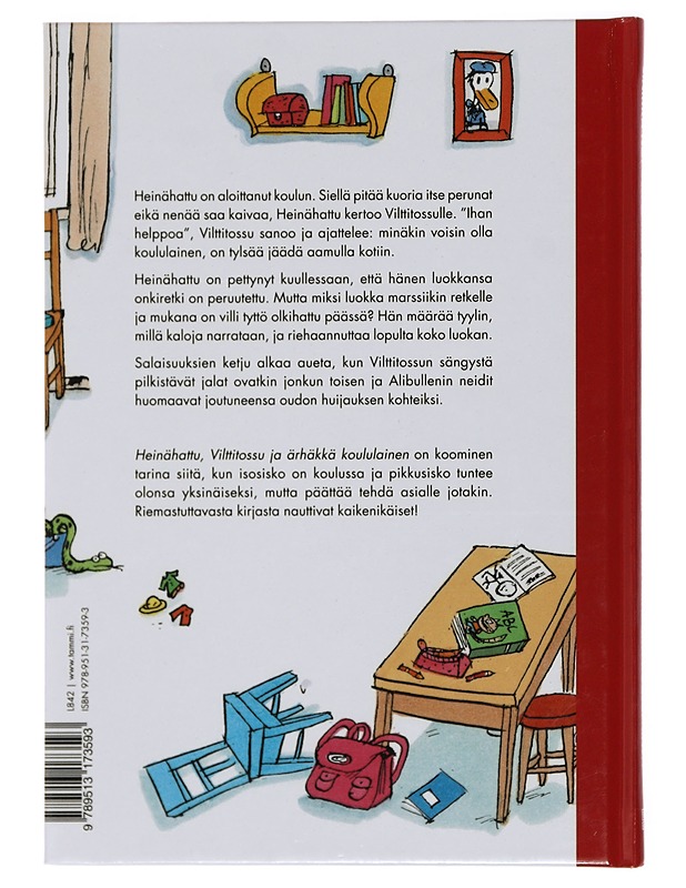 Heinähattu, Vilttitossu ja ärhäkkä koululainen - Nopola, Sinikka - Lastenkirjat - 10105391680 - 1