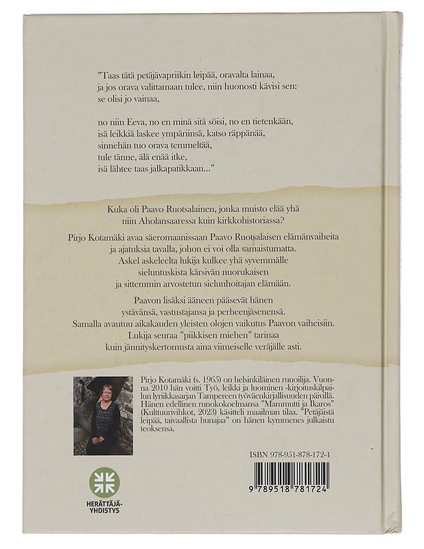 Petäjäistä leipää, taivaallista hunajaa : Paavo Ruotsalaisen matkassa - Pirjo Kotamäki - Romaanit ja novellit - 10105391744 - 1