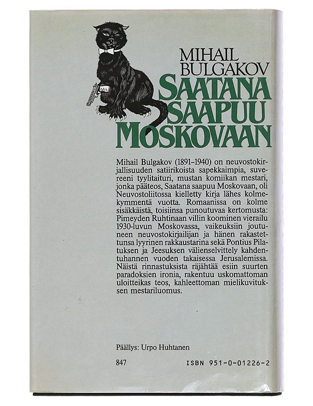 SAATANA SAAPUU MOSKOVAAN - BULGAKOV, MIHAIL - Romaanit ja novellit - 10105391799 - 1