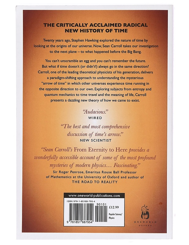 From eternity to here : the quest for the ultimate theory of time - Sean Carroll - Tietokirjat ja oppaat - 10105391855 - 1
