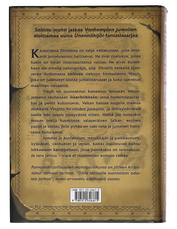 Salattu mahti : unennäkijöiden 2. kirja - Eddings, David - Fantasia- ja scifi - 10105391901 - 1